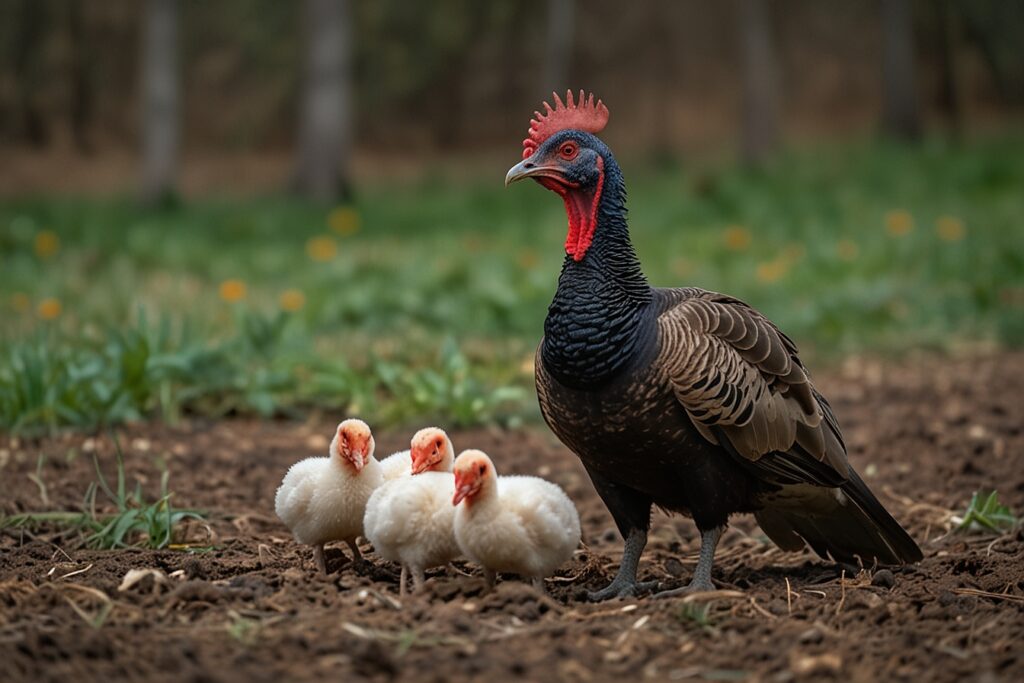 Wild turkeys